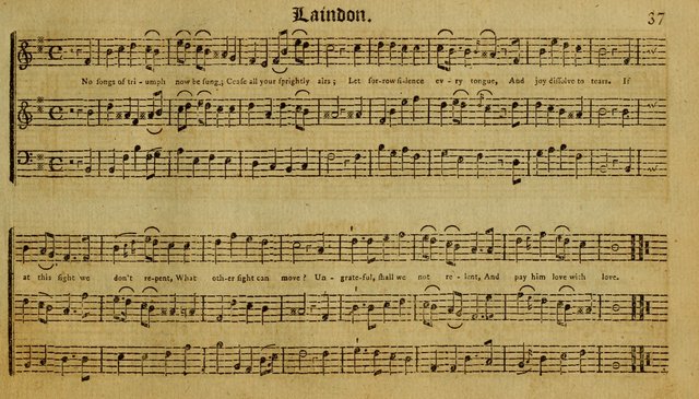 Harmonia Americana: containing a concise introduction to the grounds of music; with a variety of airs, suitable fore divine worship and the use of musical societies; consisting of three and four parts page 42