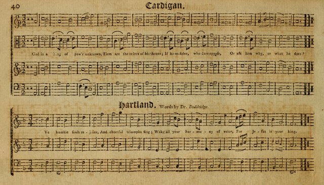 Harmonia Americana: containing a concise introduction to the grounds of music; with a variety of airs, suitable fore divine worship and the use of musical societies; consisting of three and four parts page 45