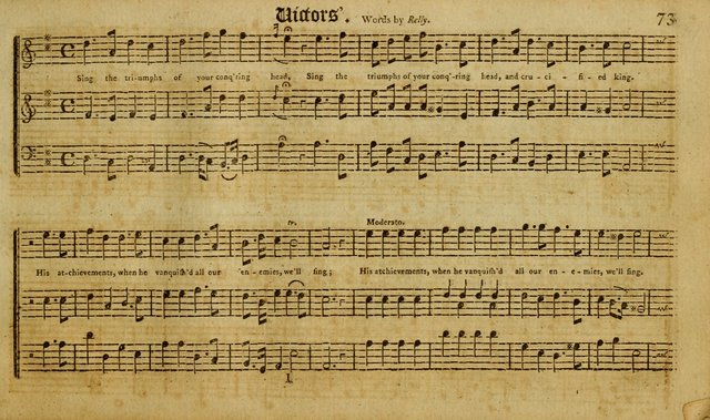Harmonia Americana: containing a concise introduction to the grounds of music; with a variety of airs, suitable fore divine worship and the use of musical societies; consisting of three and four parts page 78