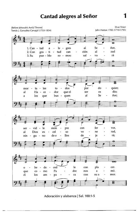 Himnario Adventista del Séptimo Día page 1
