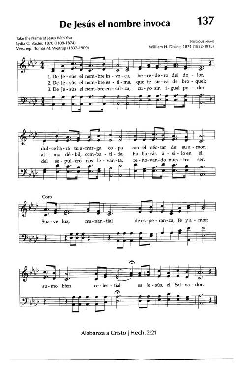 Himnario Adventista del Séptimo Día page 137
