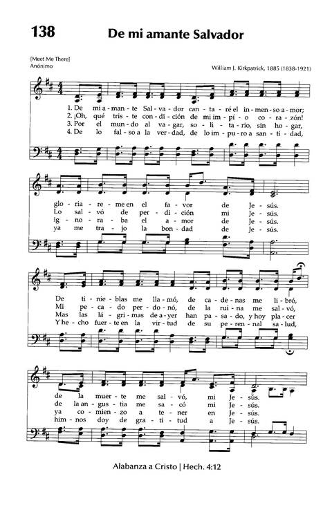 Himnario Adventista del Séptimo Día page 138