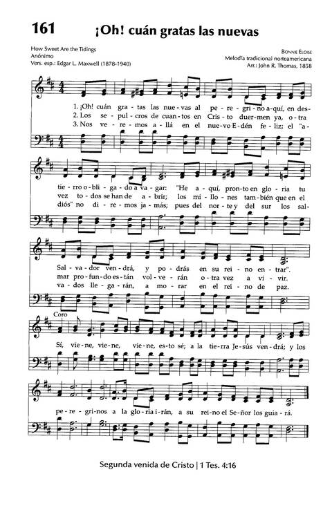 Himnario Adventista del Séptimo Día page 166