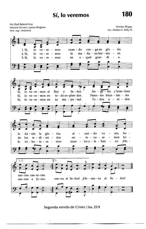 Himnario Adventista del Séptimo Día page 189
