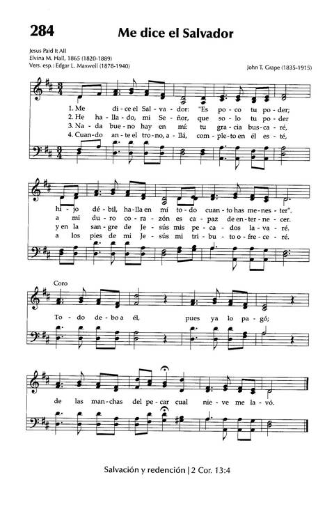 Himnario Adventista del Séptimo Día page 302