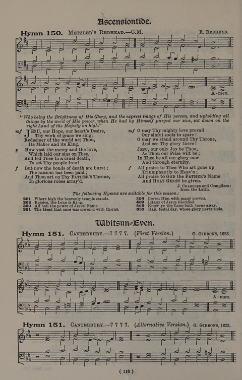 Hymns Ancient and Modern (Standard ed.) page 116