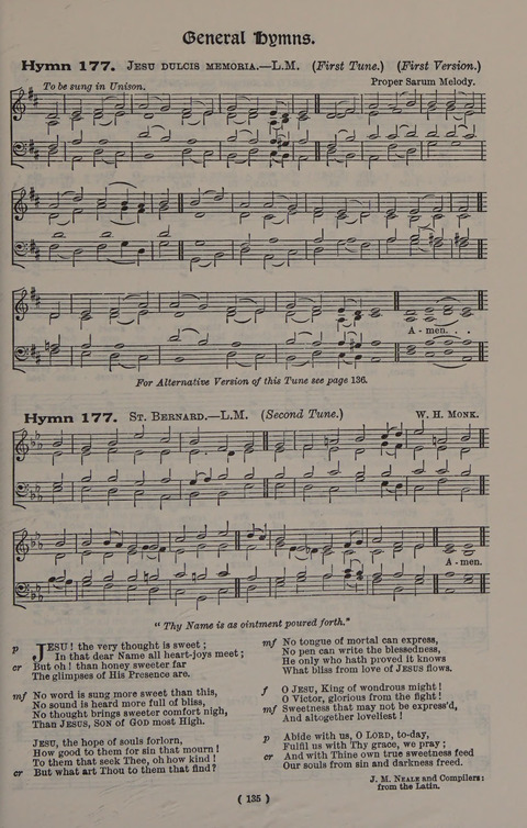 Hymns Ancient and Modern (Standard ed.) page 135