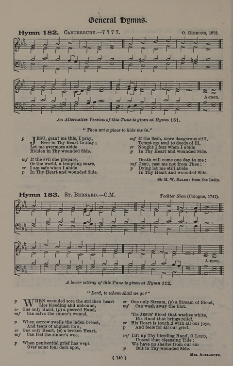 Hymns Ancient and Modern (Standard ed.) page 140