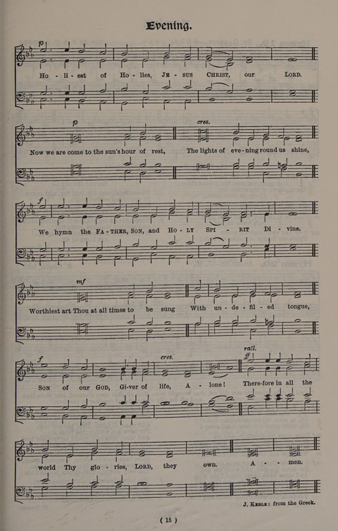 Hymns Ancient and Modern (Standard ed.) page 15