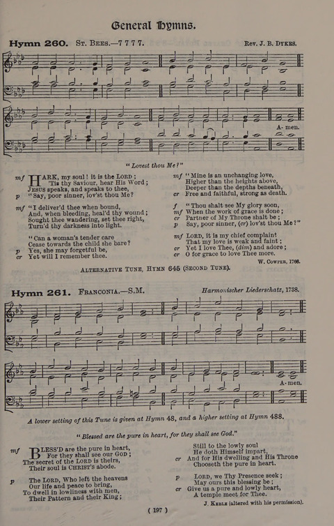 Hymns Ancient and Modern (Standard ed.) page 197
