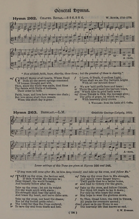 Hymns Ancient and Modern (Standard ed.) page 198