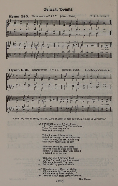 Hymns Ancient and Modern (Standard ed.) page 212