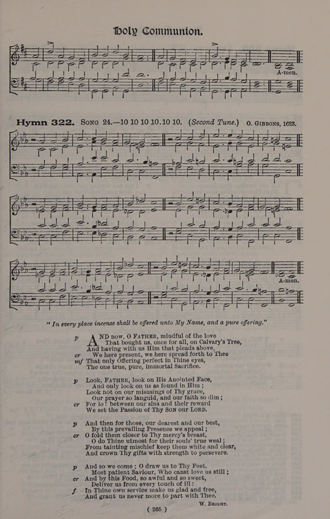 Hymns Ancient and Modern (Standard ed.) page 265