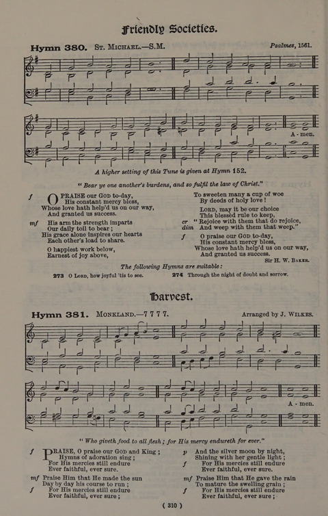 Hymns Ancient and Modern (Standard ed.) page 310