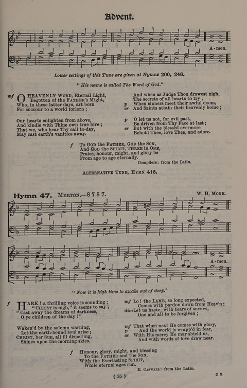 Hymns Ancient and Modern (Standard ed.) page 35