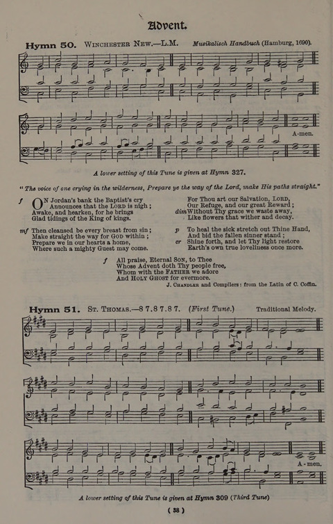 Hymns Ancient and Modern (Standard ed.) page 38