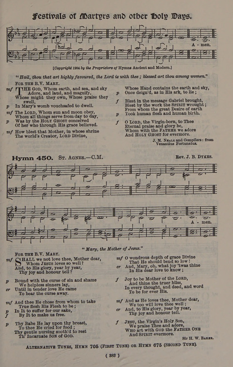 Hymns Ancient and Modern (Standard ed.) page 383