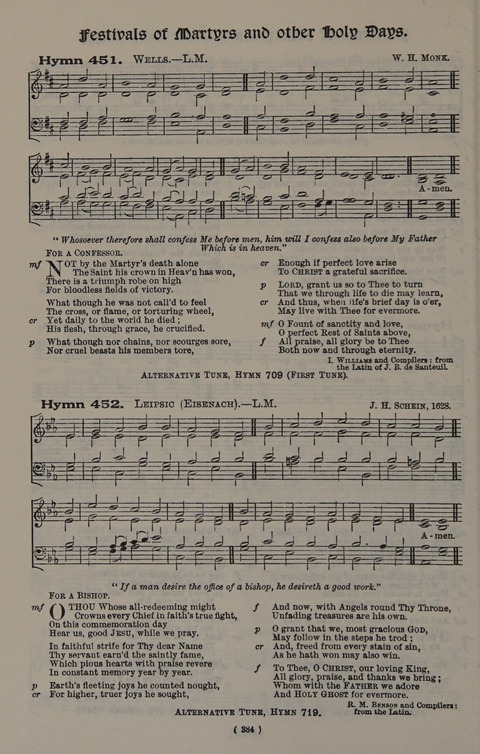 Hymns Ancient and Modern (Standard ed.) page 384