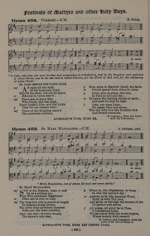 Hymns Ancient and Modern (Standard ed.) page 388