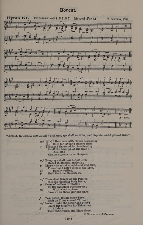 Hymns Ancient and Modern (Standard ed.) page 39