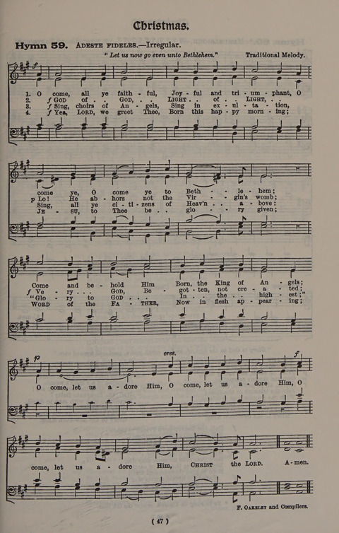 Hymns Ancient and Modern (Standard ed.) page 47