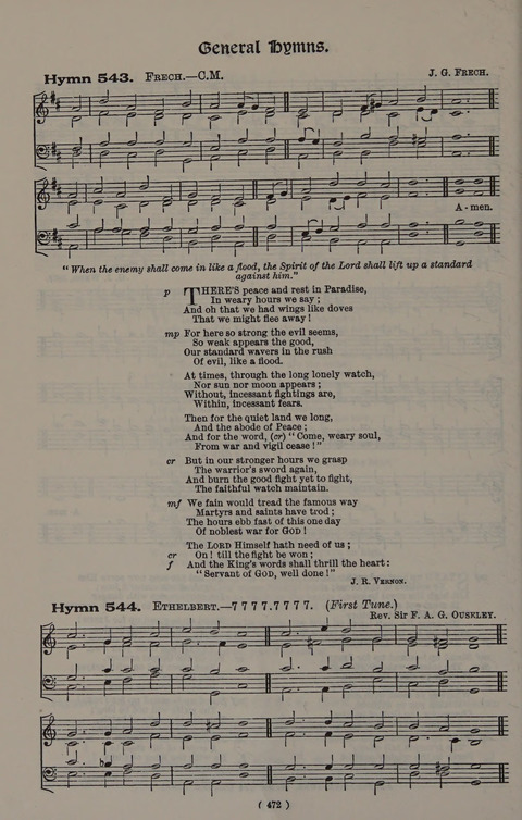 Hymns Ancient and Modern (Standard ed.) page 472