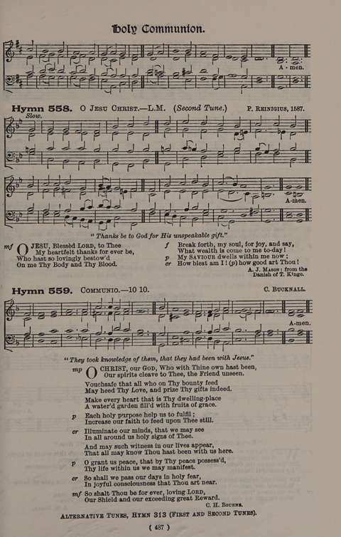 Hymns Ancient and Modern (Standard ed.) page 487