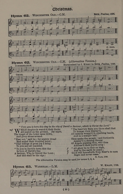 Hymns Ancient and Modern (Standard ed.) page 50