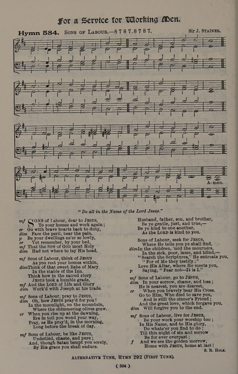 Hymns Ancient and Modern (Standard ed.) page 504