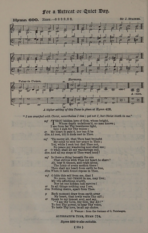 Hymns Ancient and Modern (Standard ed.) page 514
