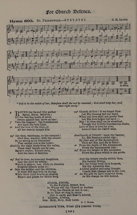 Hymns Ancient and Modern (Standard ed.) page 518