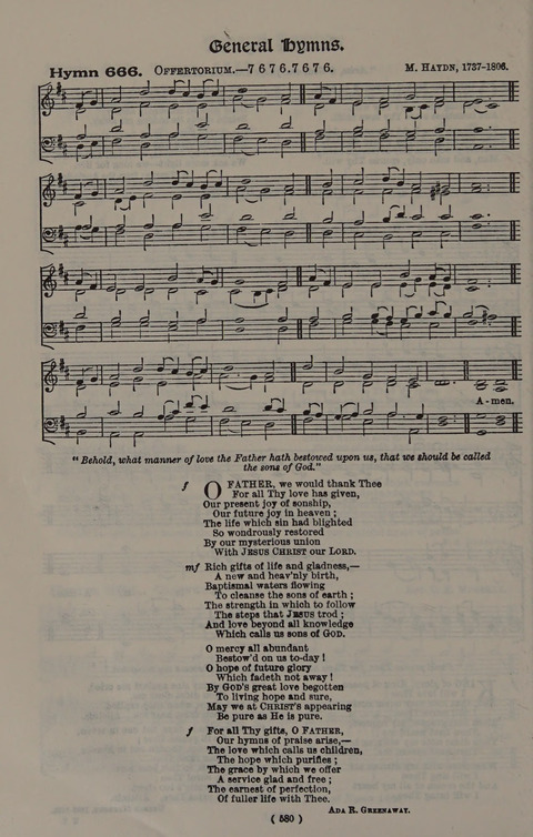Hymns Ancient and Modern (Standard ed.) page 580