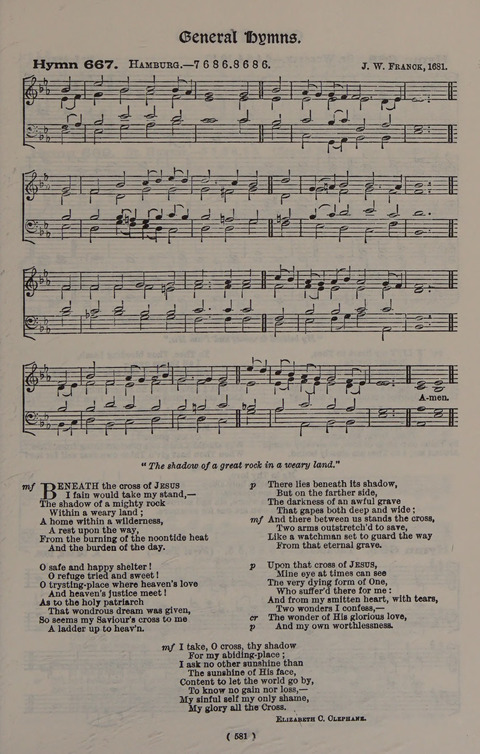 Hymns Ancient and Modern (Standard ed.) page 581
