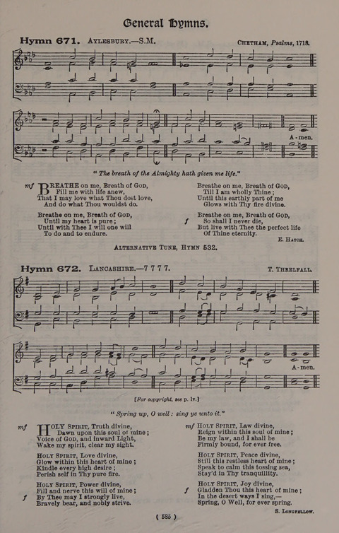 Hymns Ancient and Modern (Standard ed.) page 585