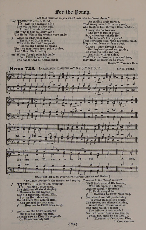 Hymns Ancient and Modern (Standard ed.) page 629