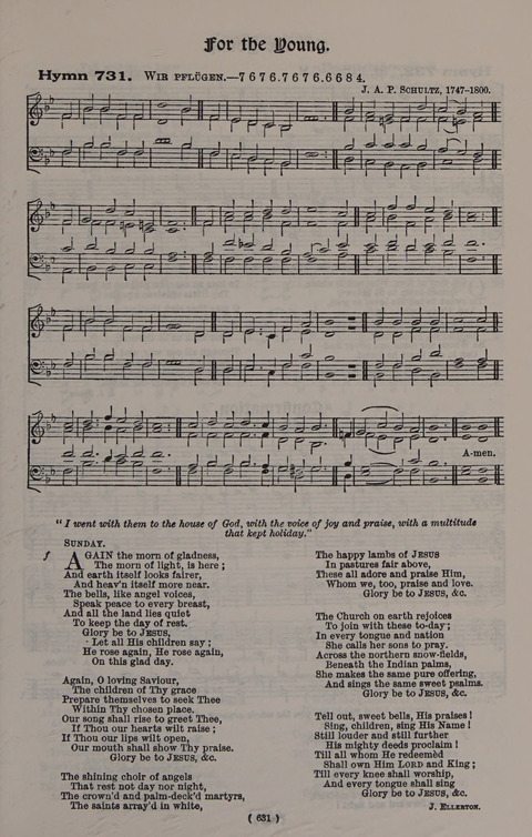 Hymns Ancient and Modern (Standard ed.) page 631
