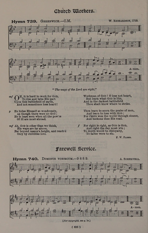 Hymns Ancient and Modern (Standard ed.) page 638