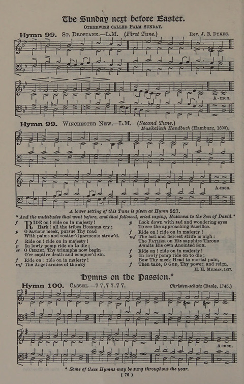 Hymns Ancient and Modern (Standard ed.) page 76