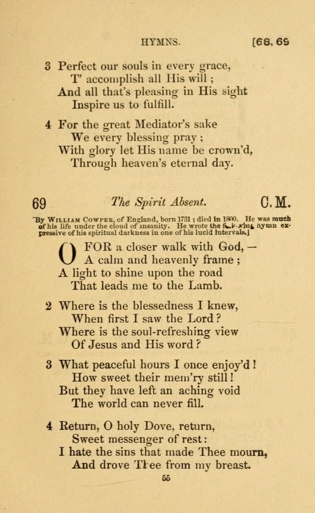 Hymns for all Christians page 70