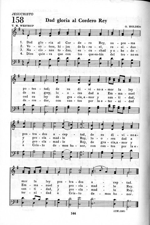 Himnario Adventista: para uso en el culto divino page 144