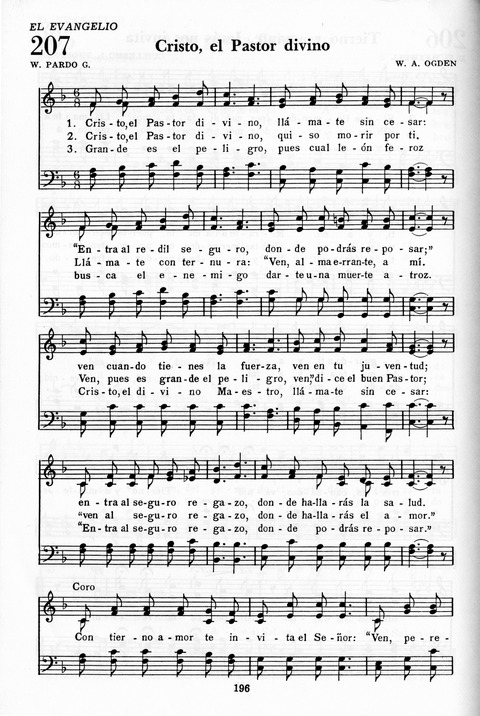Himnario Adventista: para uso en el culto divino page 196