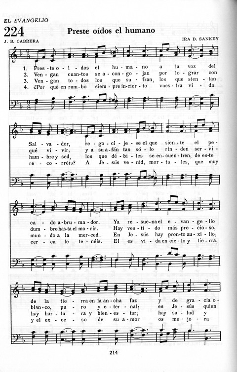 Himnario Adventista: para uso en el culto divino page 214