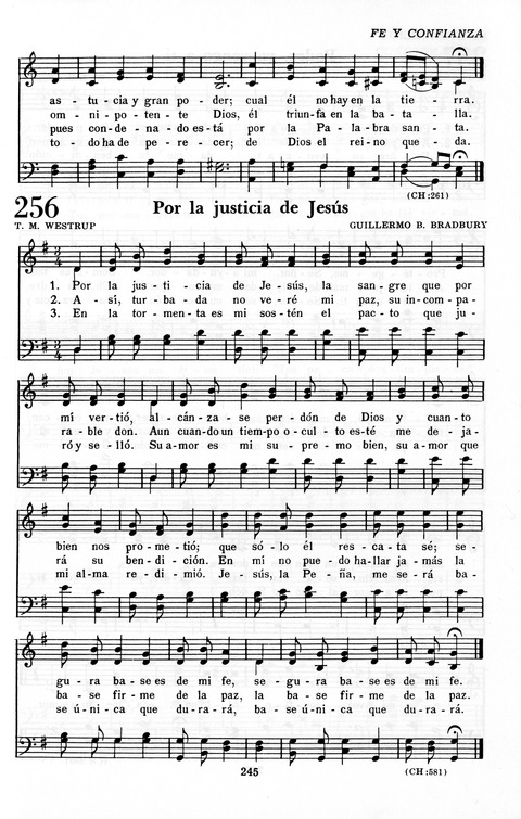 Himnario Adventista: para uso en el culto divino page 245