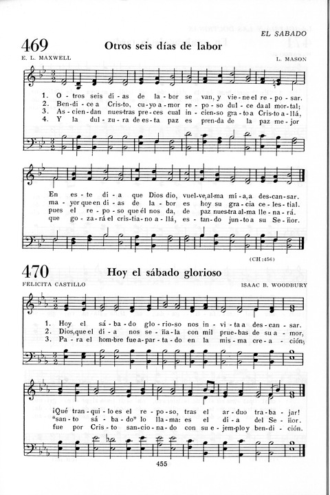 Himnario Adventista: para uso en el culto divino page 455