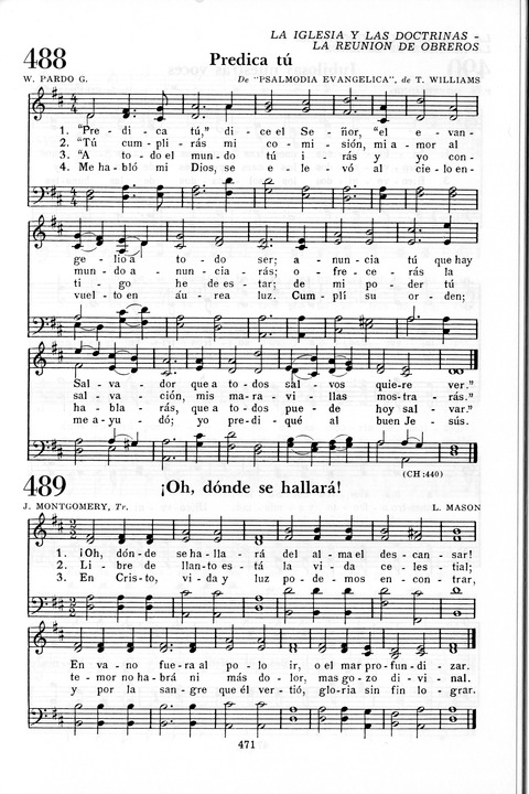 Himnario Adventista: para uso en el culto divino page 471