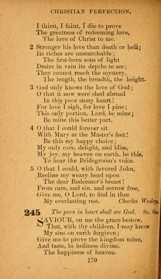 Hymnal: adapted to the doctrines and usages of the African Methodist Episcopal Church. Revised Edition page 176