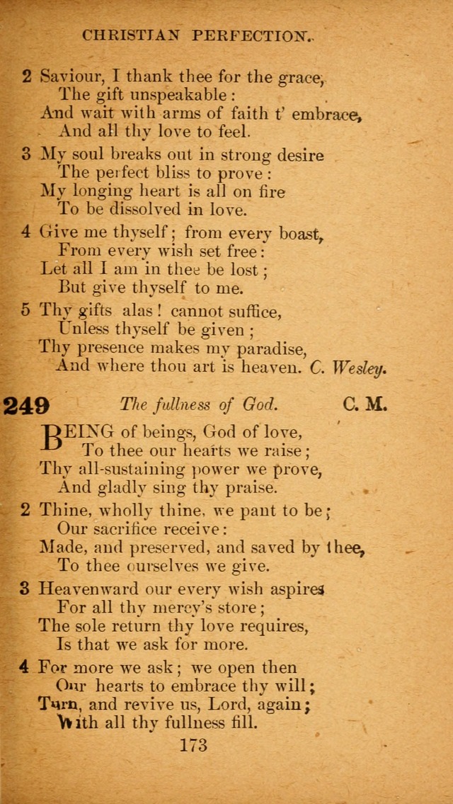 Hymnal: adapted to the doctrines and usages of the African Methodist Episcopal Church. Revised Edition page 179