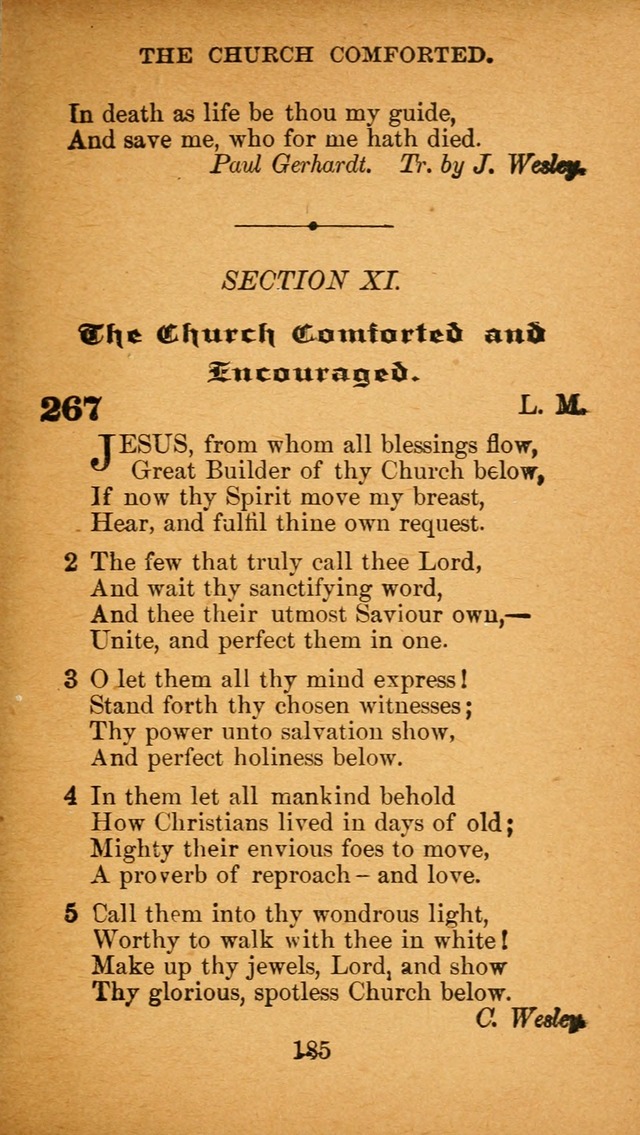 Hymnal: adapted to the doctrines and usages of the African Methodist Episcopal Church. Revised Edition page 191