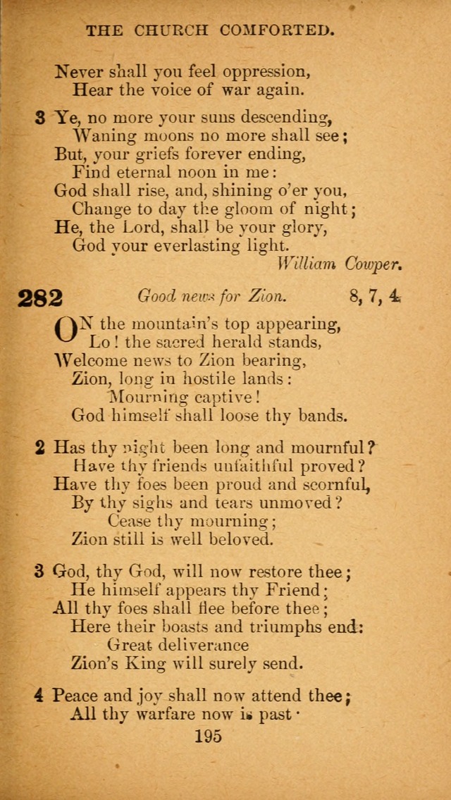 Hymnal: adapted to the doctrines and usages of the African Methodist Episcopal Church. Revised Edition page 201