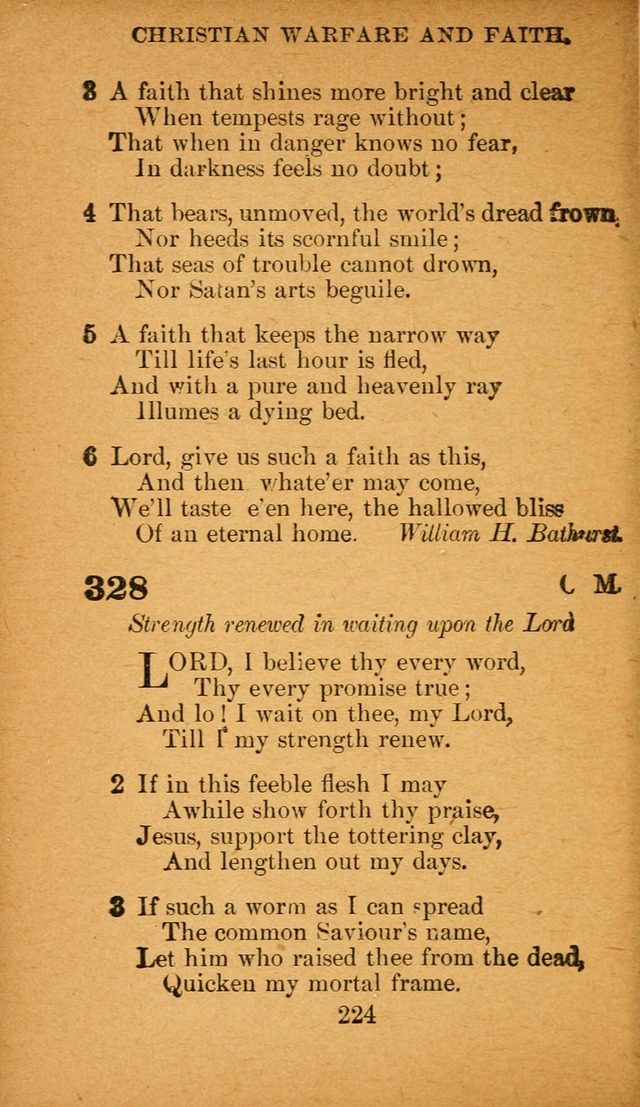 Hymnal: adapted to the doctrines and usages of the African Methodist Episcopal Church. Revised Edition page 232